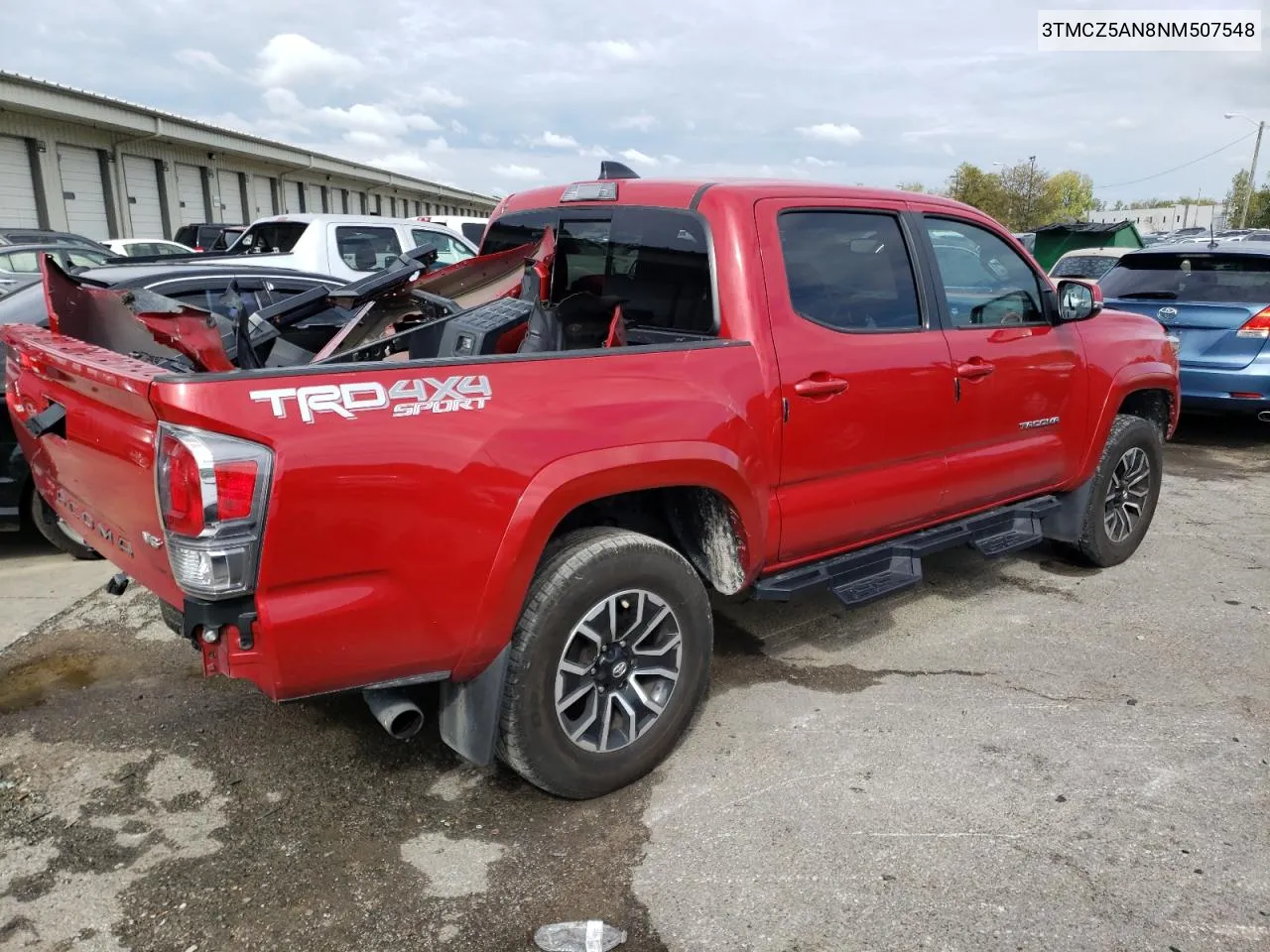 2022 Toyota Tacoma Double Cab VIN: 3TMCZ5AN8NM507548 Lot: 70655394