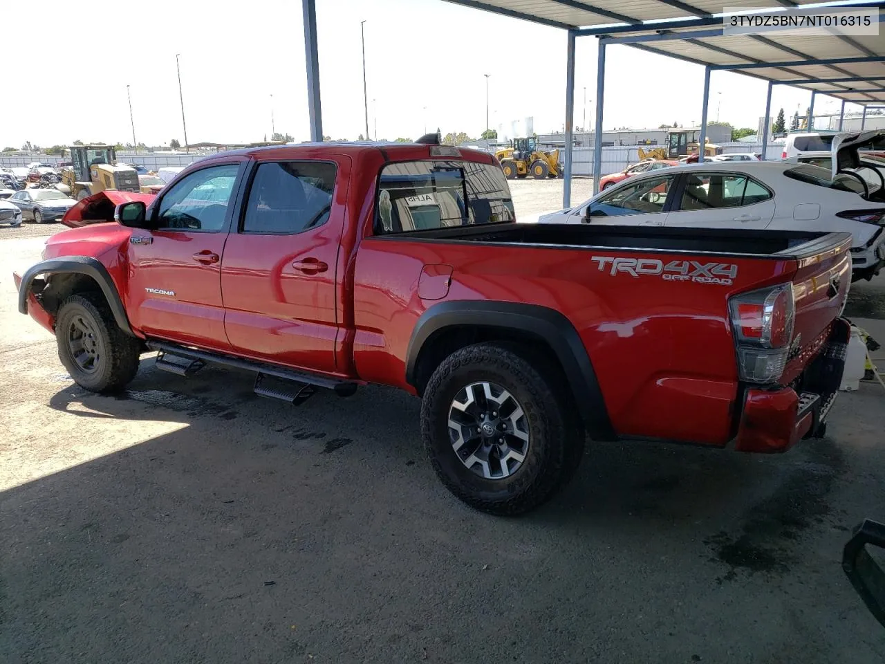 2022 Toyota Tacoma Double Cab VIN: 3TYDZ5BN7NT016315 Lot: 70672214