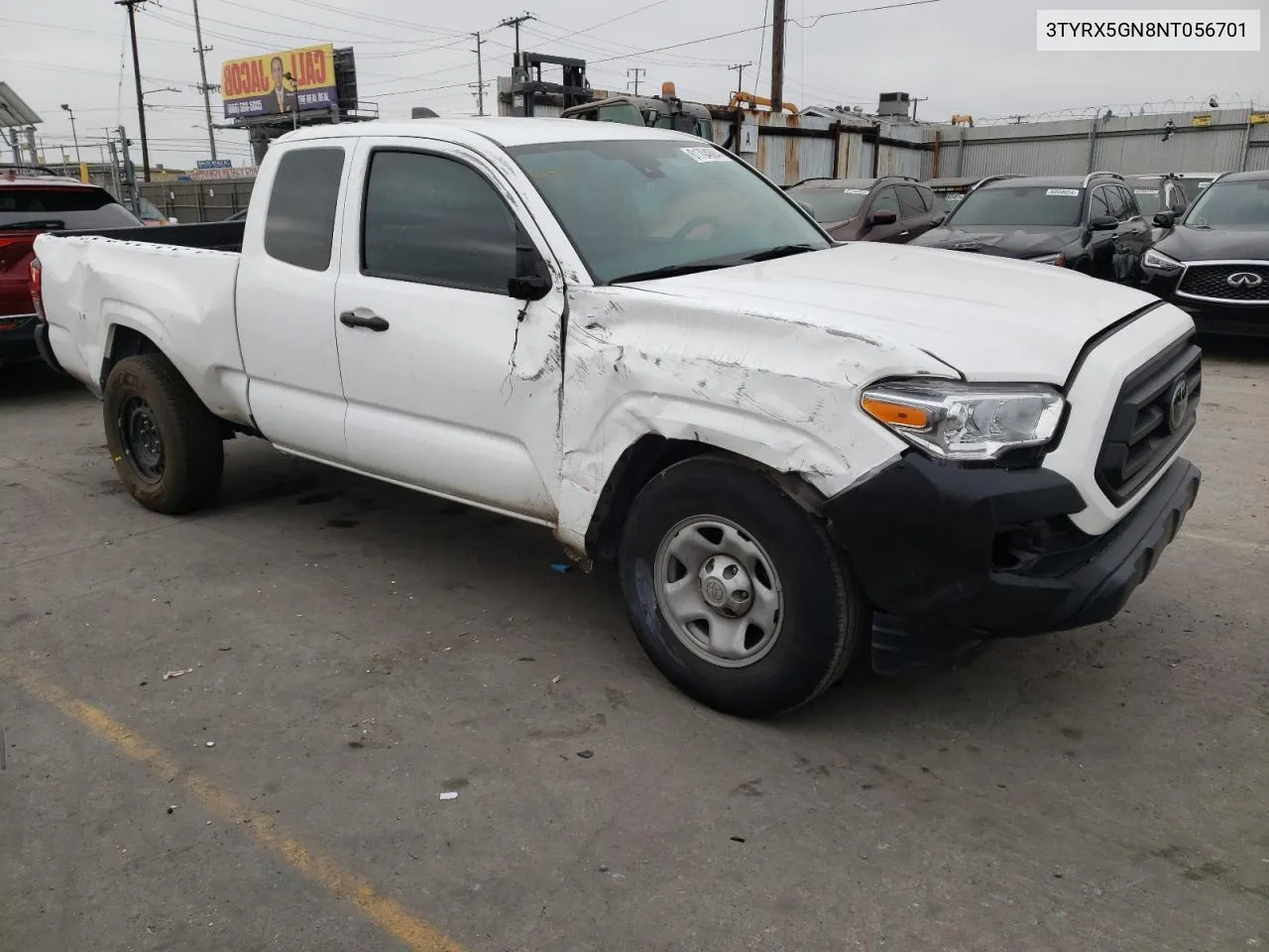 2022 Toyota Tacoma Access Cab VIN: 3TYRX5GN8NT056701 Lot: 70791814