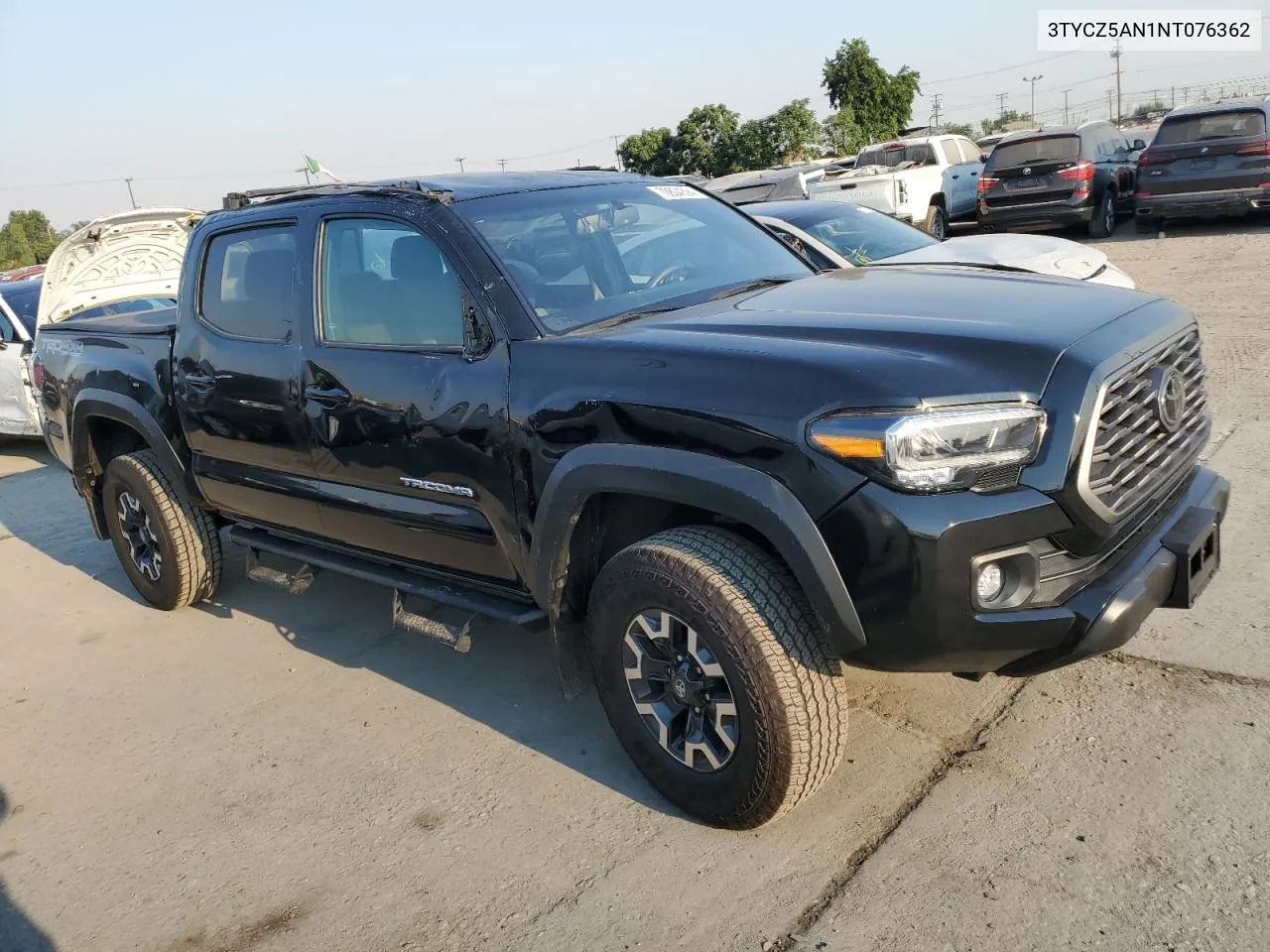 2022 Toyota Tacoma Double Cab VIN: 3TYCZ5AN1NT076362 Lot: 70804394