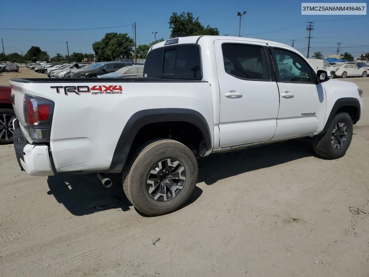 3TMCZ5AN6NM496467 2022 Toyota Tacoma Double Cab