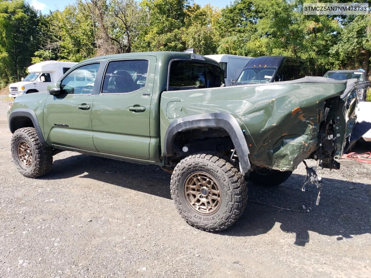 2022 Toyota Tacoma Double Cab VIN: 3TMCZ5AN7NM473733 Lot: 71007694