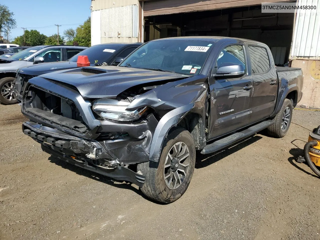 2022 Toyota Tacoma Double Cab VIN: 3TMCZ5AN0NM458300 Lot: 71177834