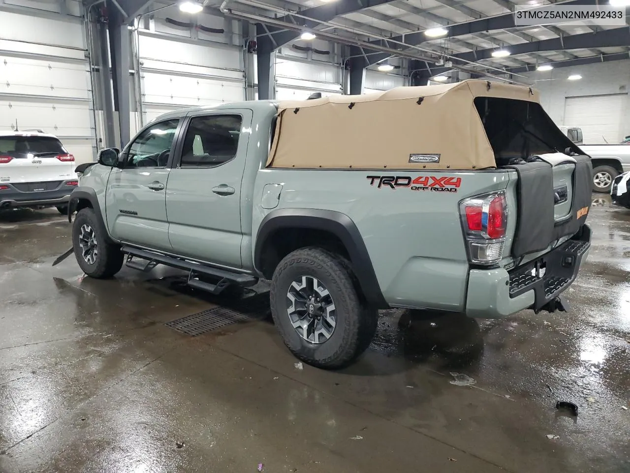 2022 Toyota Tacoma Double Cab VIN: 3TMCZ5AN2NM492433 Lot: 71425434