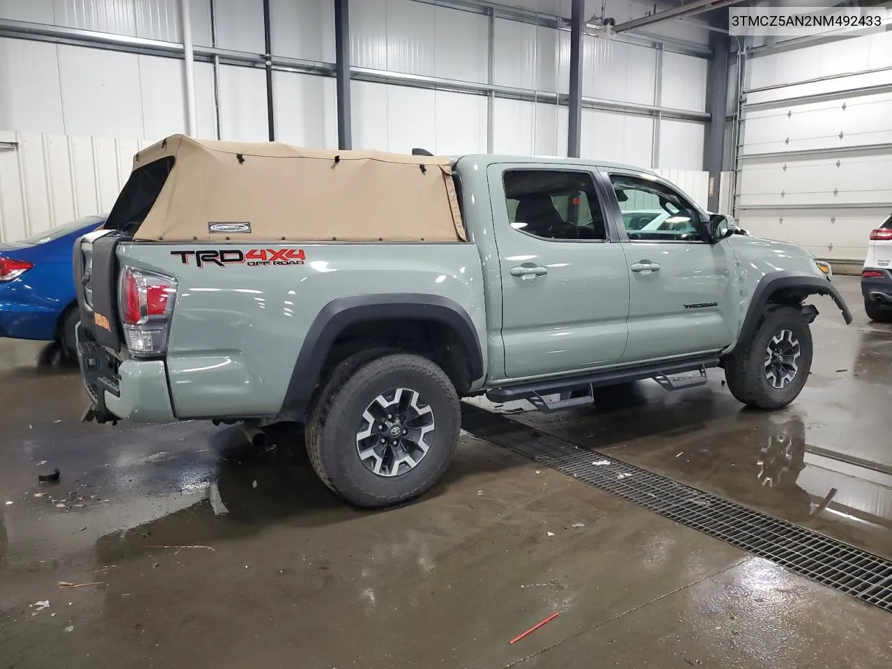 2022 Toyota Tacoma Double Cab VIN: 3TMCZ5AN2NM492433 Lot: 71425434