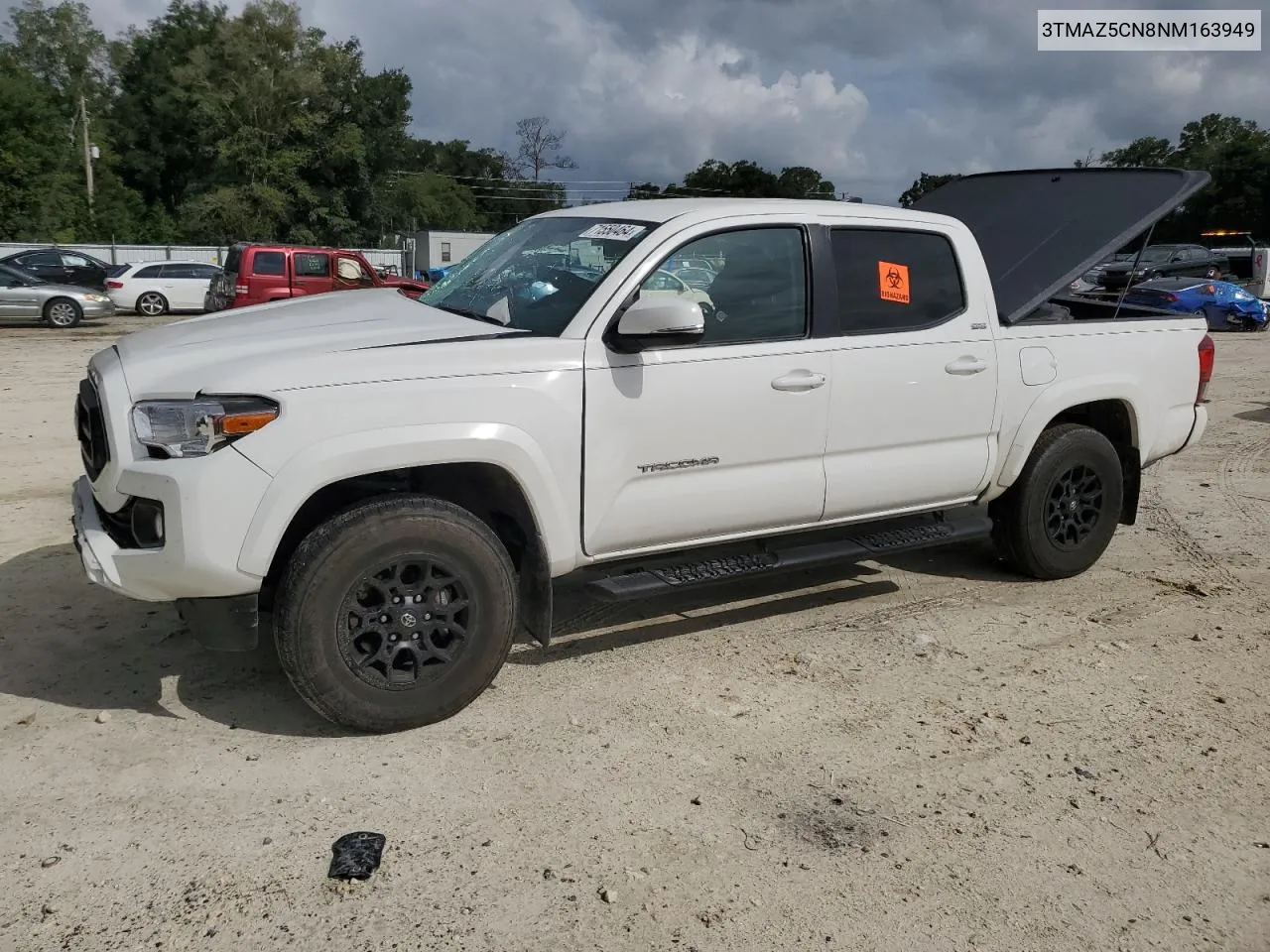 2022 Toyota Tacoma Double Cab VIN: 3TMAZ5CN8NM163949 Lot: 71550464