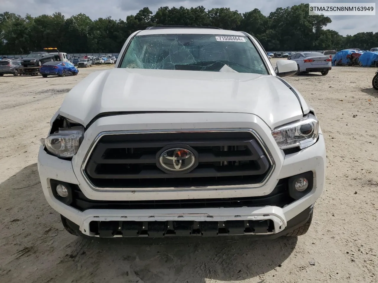 2022 Toyota Tacoma Double Cab VIN: 3TMAZ5CN8NM163949 Lot: 71550464