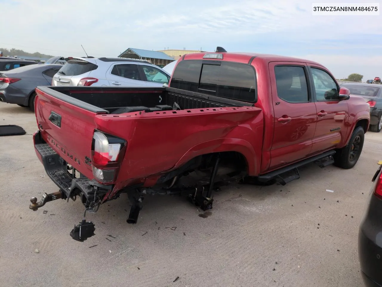 2022 Toyota Tacoma Double Cab VIN: 3TMCZ5AN8NM484675 Lot: 71572564