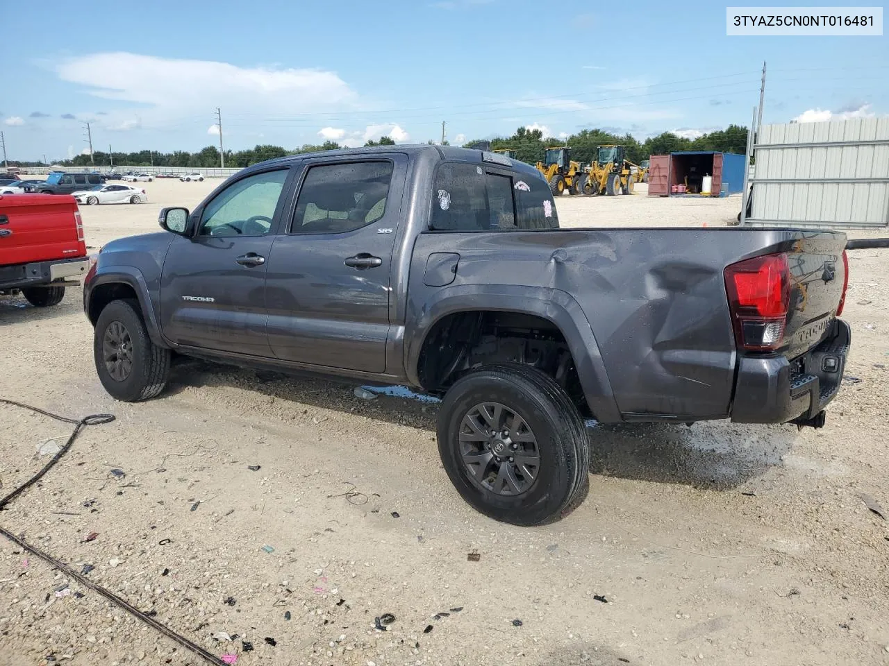 2022 Toyota Tacoma Double Cab VIN: 3TYAZ5CN0NT016481 Lot: 71642604