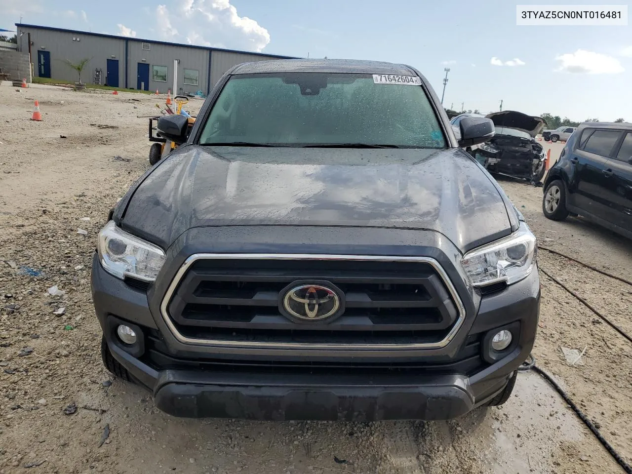 2022 Toyota Tacoma Double Cab VIN: 3TYAZ5CN0NT016481 Lot: 71642604