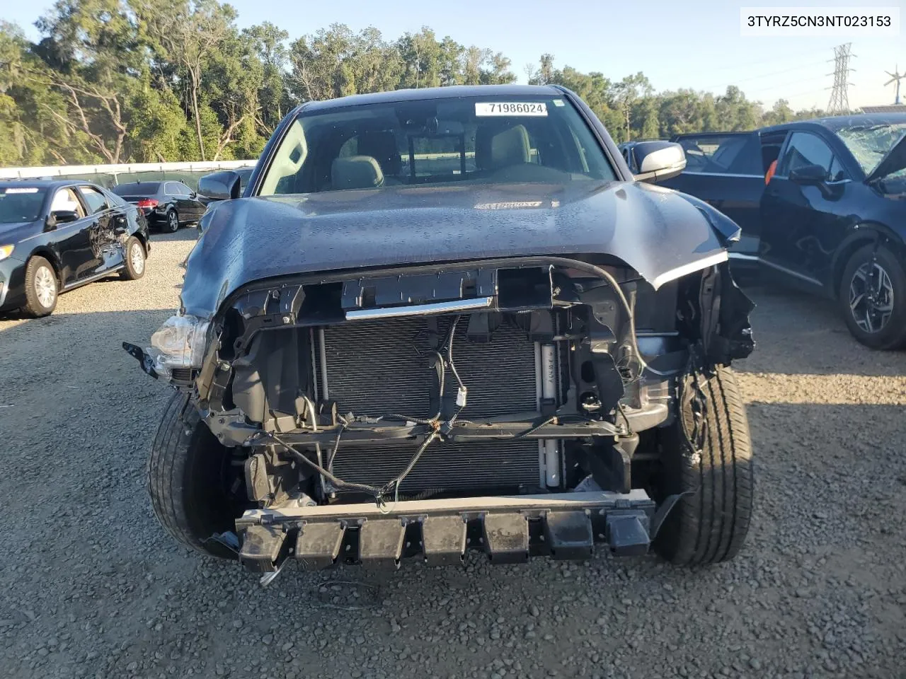 2022 Toyota Tacoma Access Cab VIN: 3TYRZ5CN3NT023153 Lot: 71986024