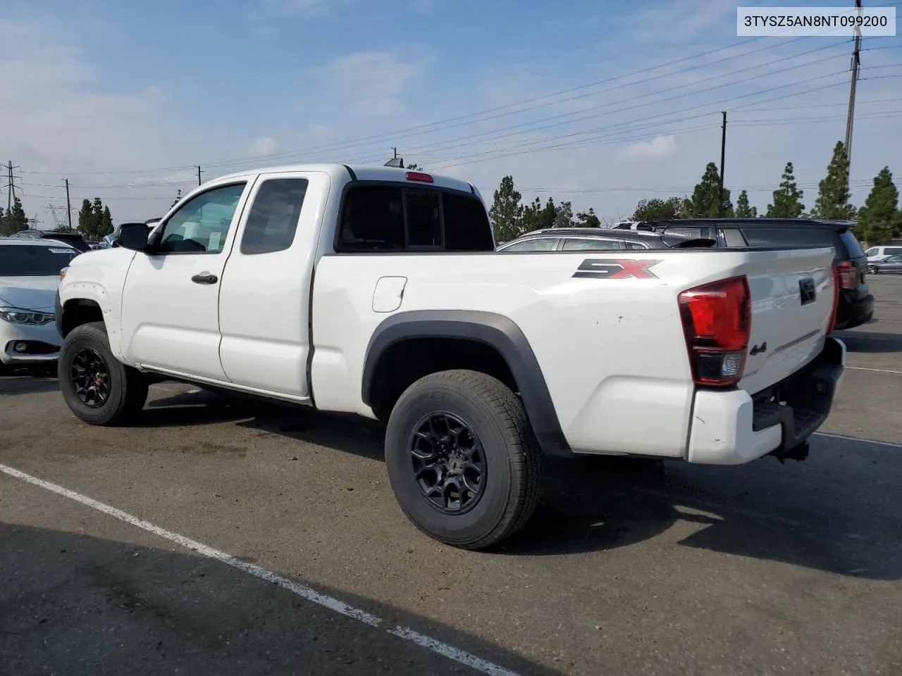 2022 Toyota Tacoma Access Cab VIN: 3TYSZ5AN8NT099200 Lot: 72267054