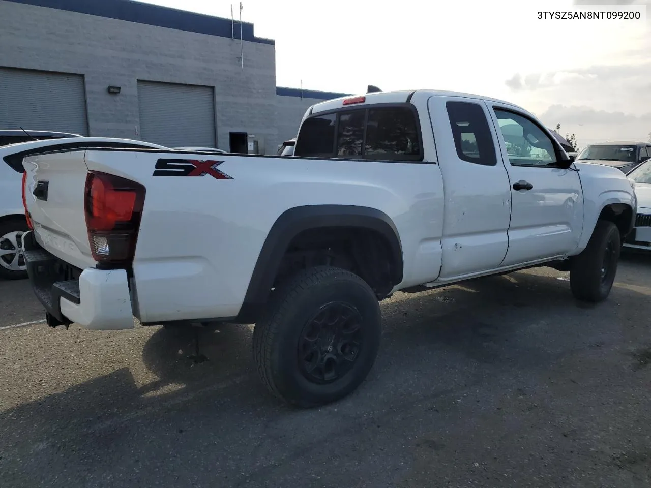 2022 Toyota Tacoma Access Cab VIN: 3TYSZ5AN8NT099200 Lot: 72267054