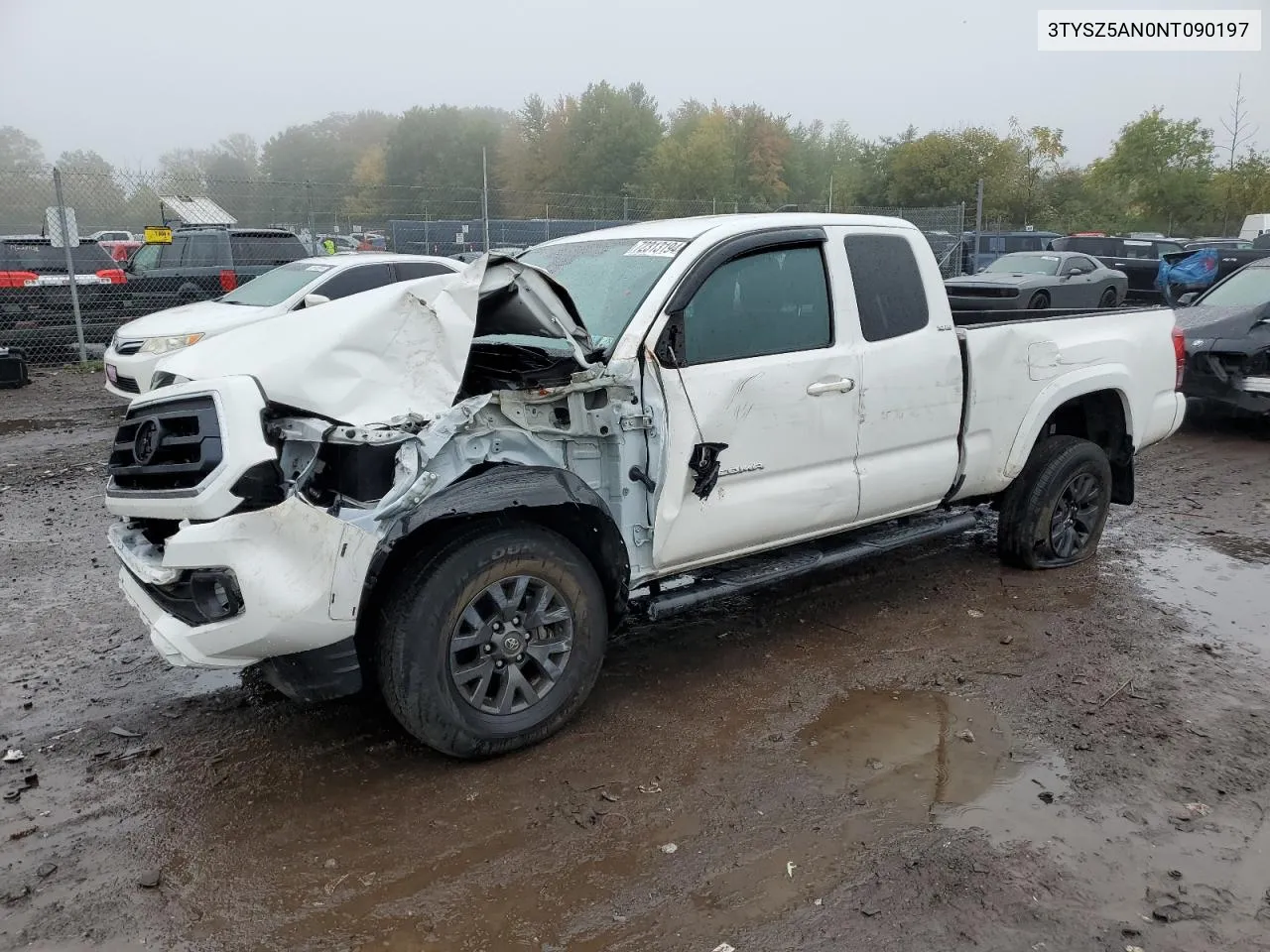 2022 Toyota Tacoma Access Cab VIN: 3TYSZ5AN0NT090197 Lot: 72313194