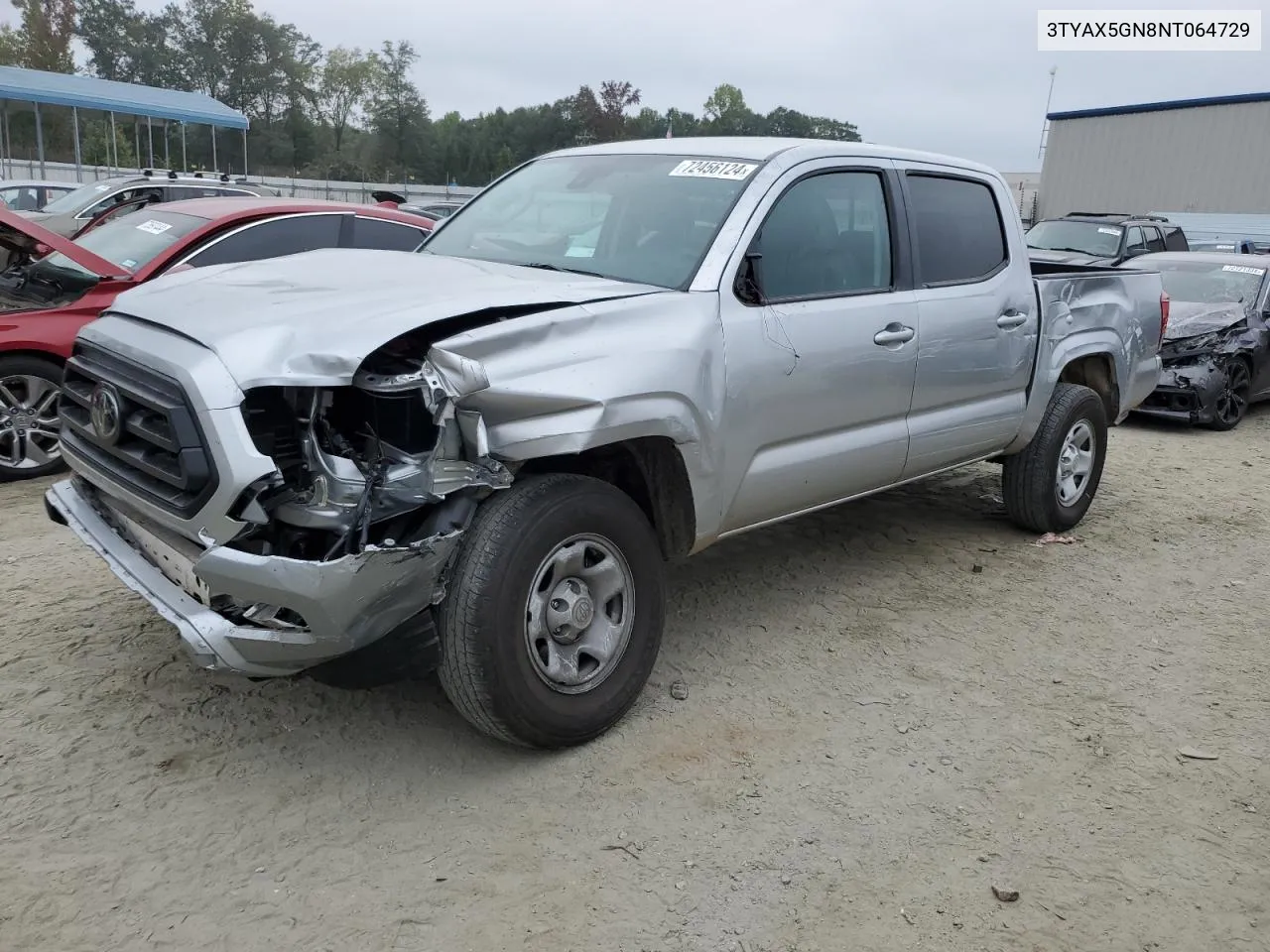 3TYAX5GN8NT064729 2022 Toyota Tacoma Double Cab