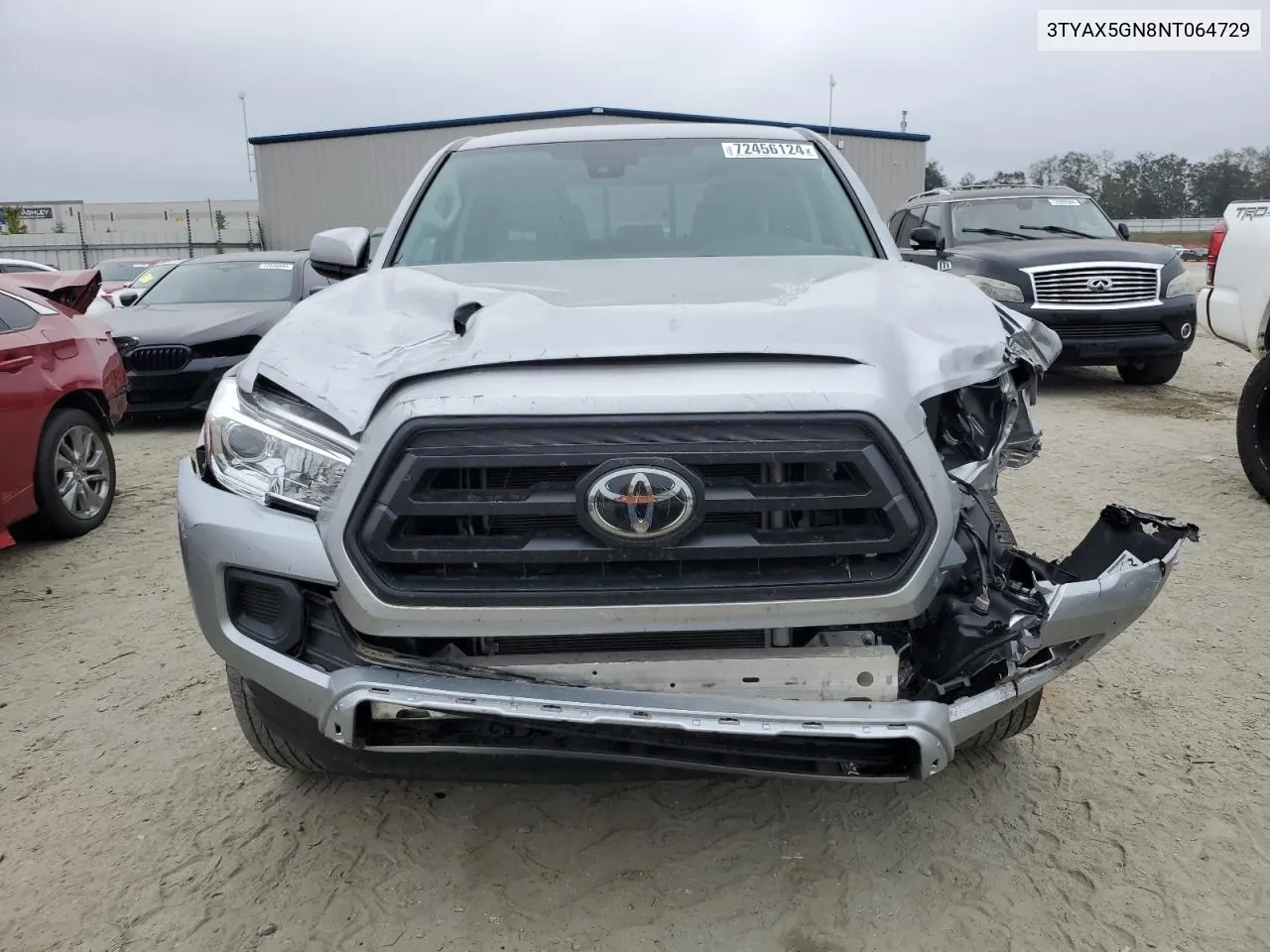 2022 Toyota Tacoma Double Cab VIN: 3TYAX5GN8NT064729 Lot: 72456124