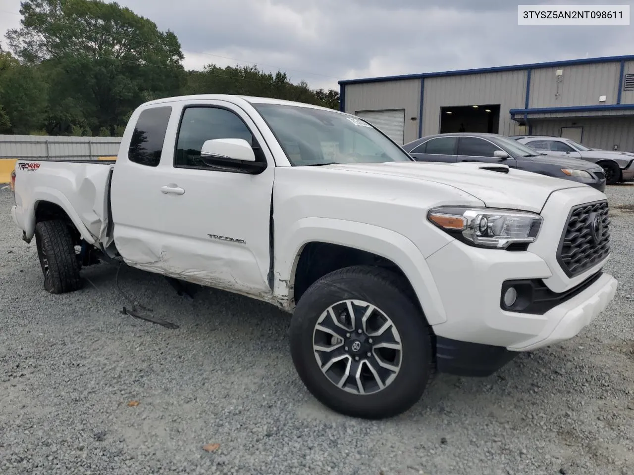 2022 Toyota Tacoma Access Cab VIN: 3TYSZ5AN2NT098611 Lot: 72650334