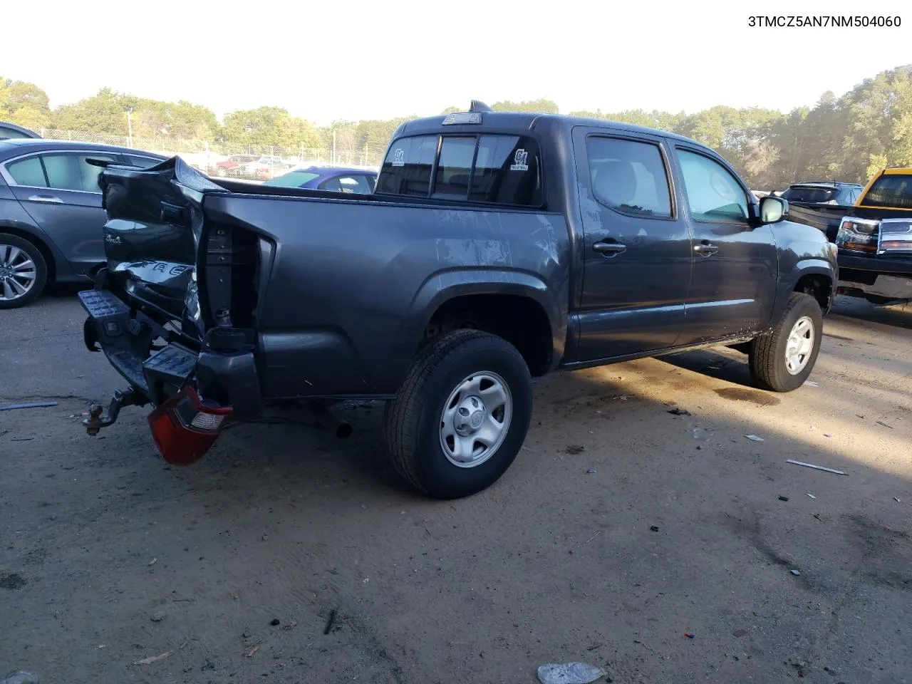 2022 Toyota Tacoma Double Cab VIN: 3TMCZ5AN7NM504060 Lot: 73286424