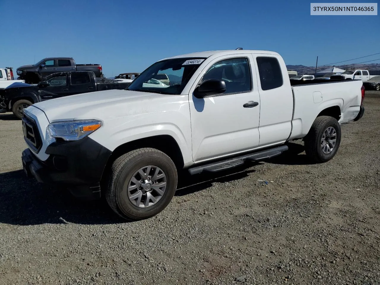 2022 Toyota Tacoma Access Cab VIN: 3TYRX5GN1NT046365 Lot: 73340314