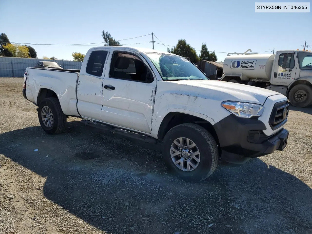 2022 Toyota Tacoma Access Cab VIN: 3TYRX5GN1NT046365 Lot: 73340314