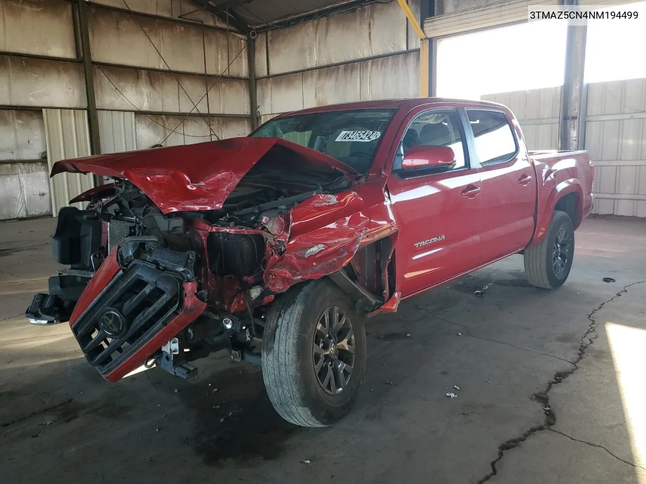 2022 Toyota Tacoma Double Cab VIN: 3TMAZ5CN4NM194499 Lot: 73465424