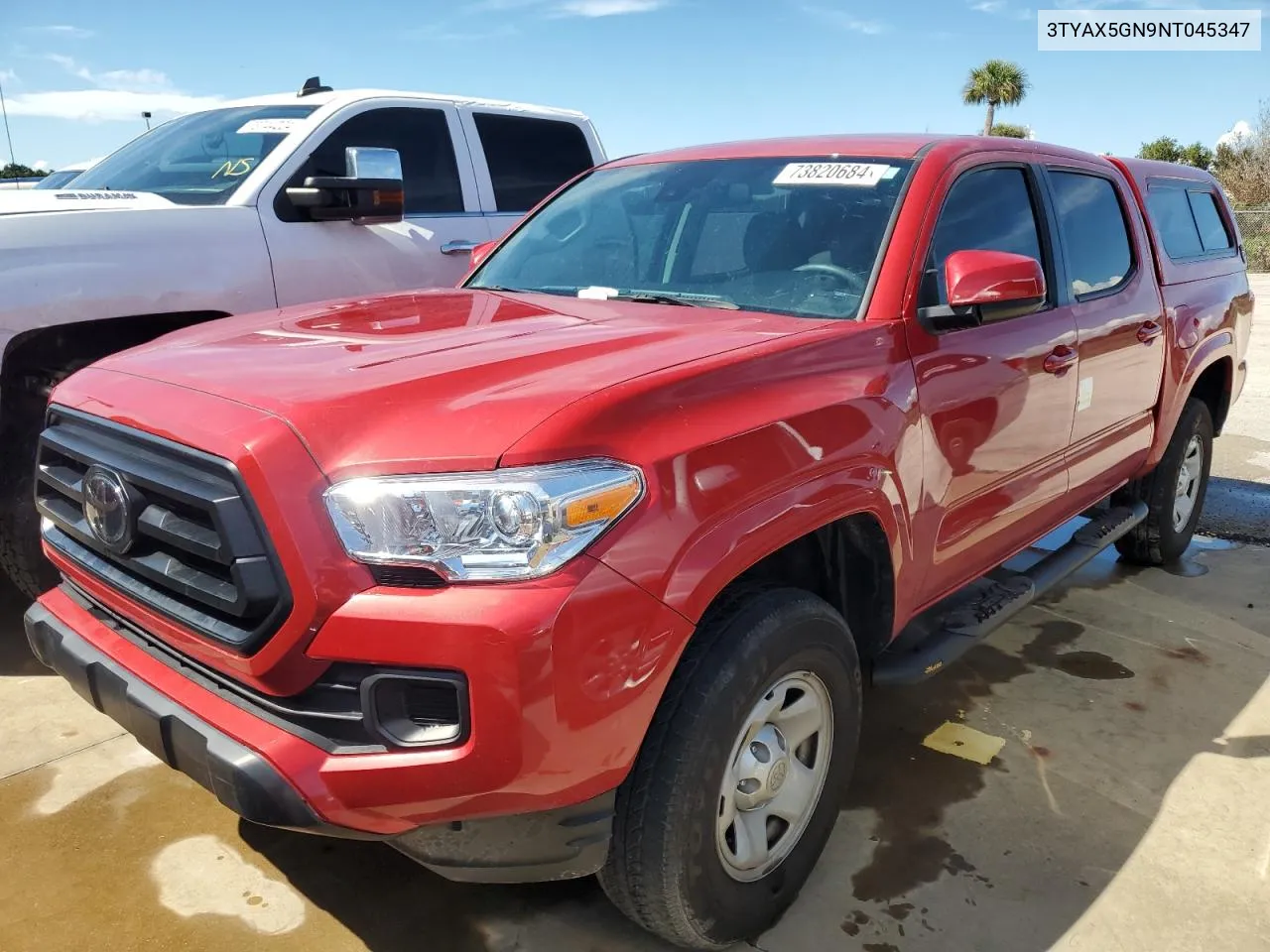 2022 Toyota Tacoma Double Cab VIN: 3TYAX5GN9NT045347 Lot: 73820684