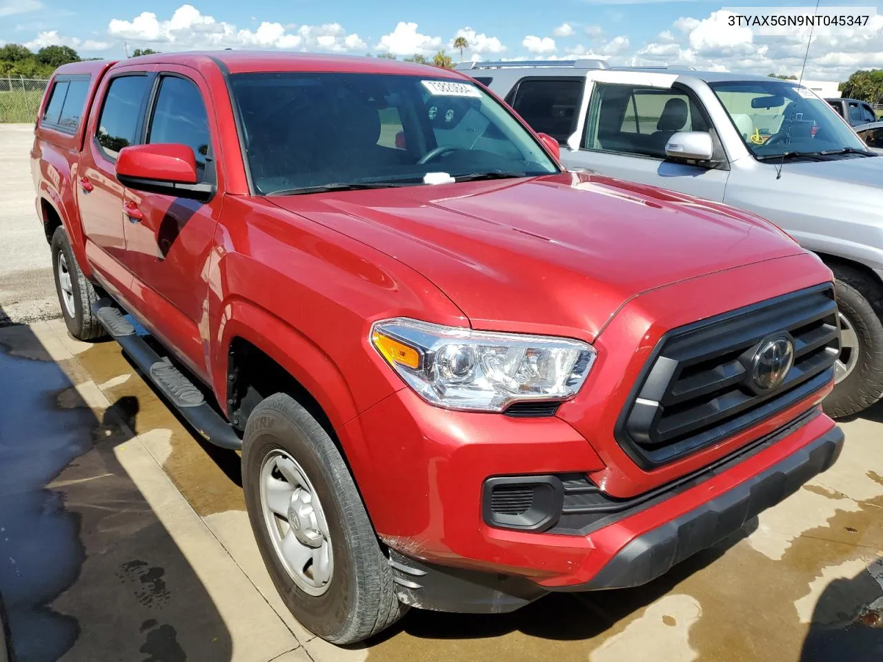 2022 Toyota Tacoma Double Cab VIN: 3TYAX5GN9NT045347 Lot: 73820684