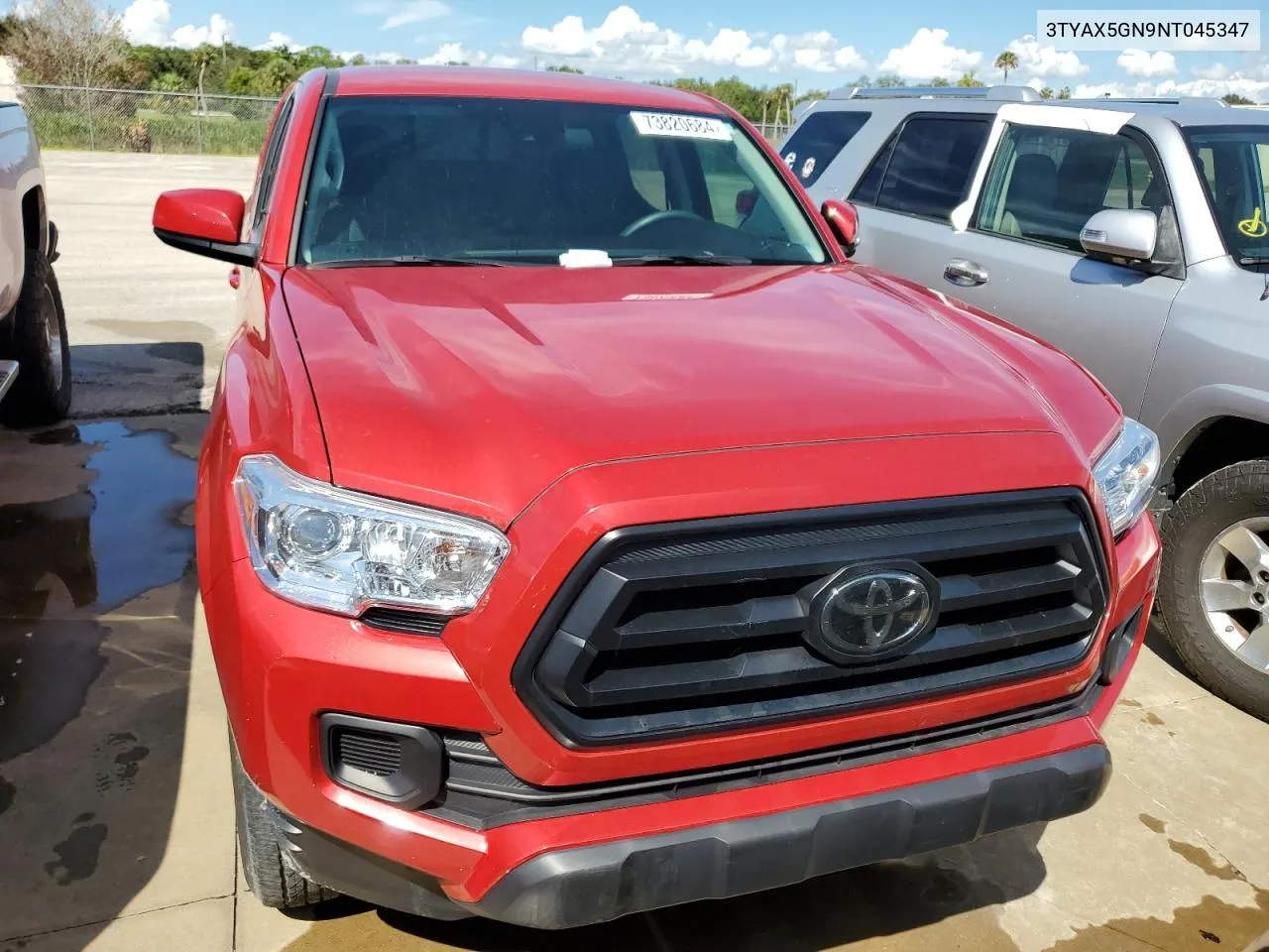 2022 Toyota Tacoma Double Cab VIN: 3TYAX5GN9NT045347 Lot: 73820684