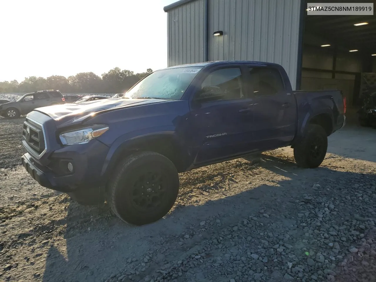 2022 Toyota Tacoma Double Cab VIN: 3TMAZ5CN8NM189919 Lot: 73963644