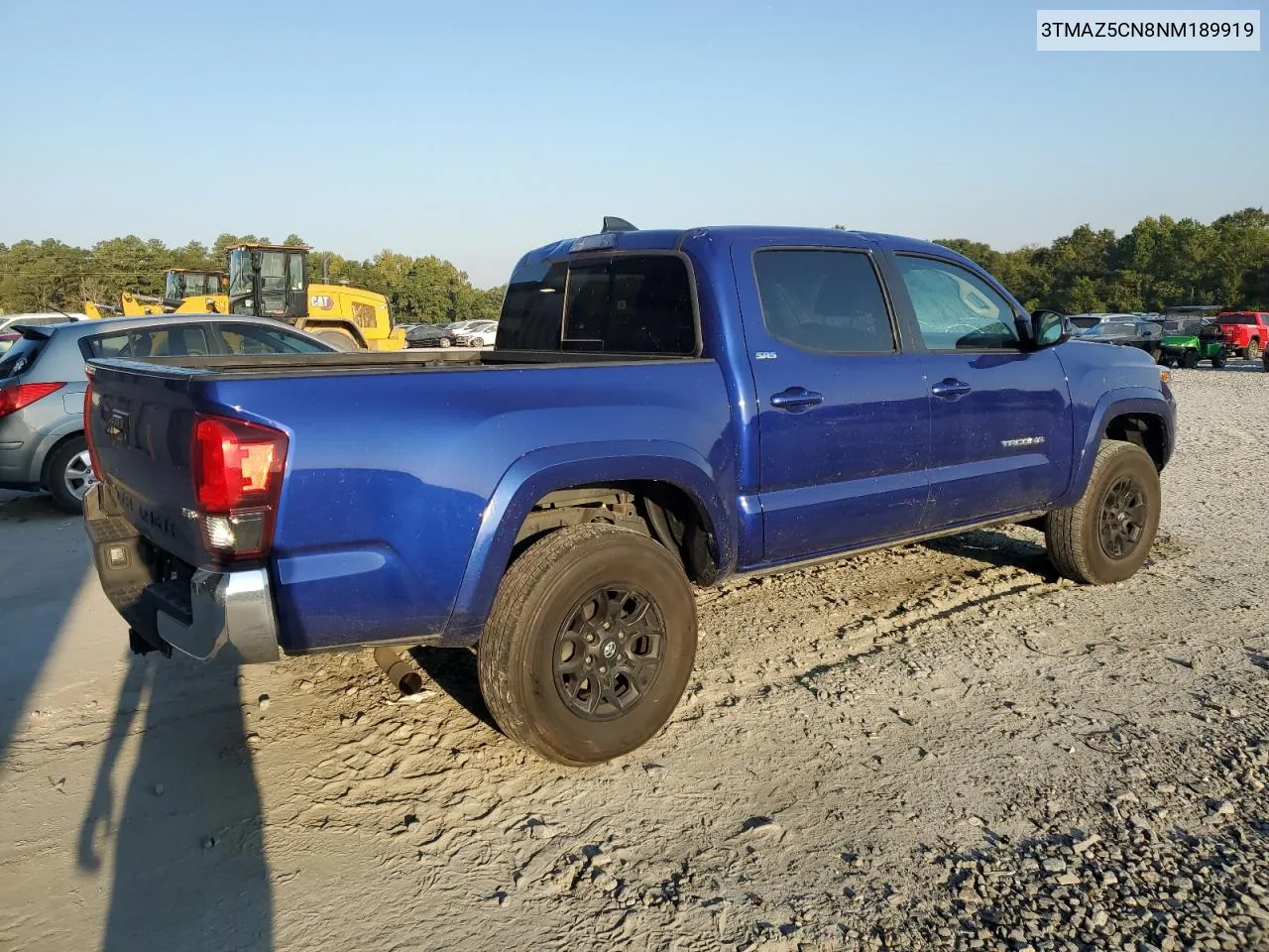 2022 Toyota Tacoma Double Cab VIN: 3TMAZ5CN8NM189919 Lot: 73963644