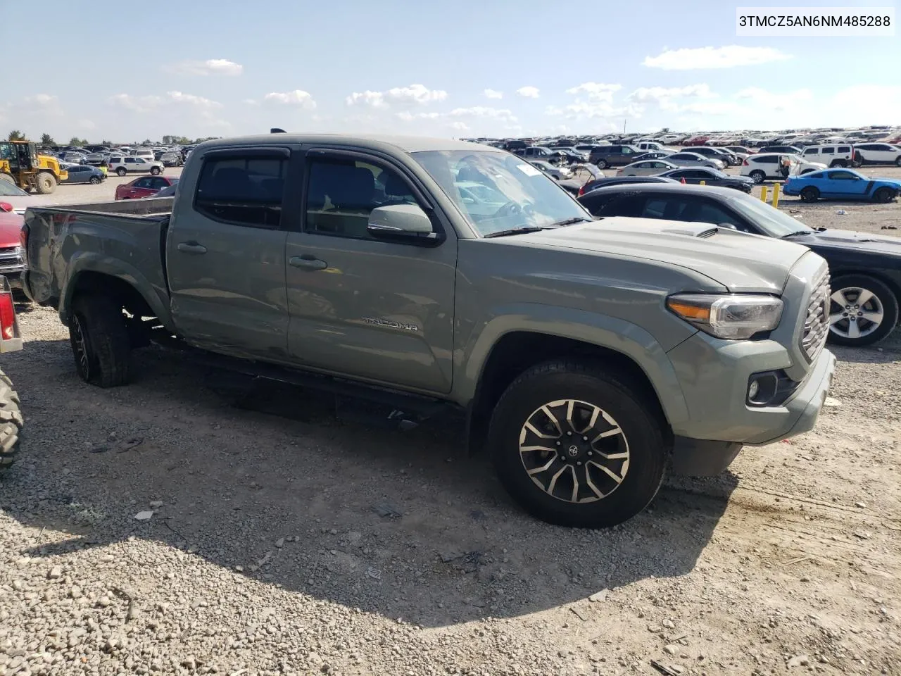 2022 Toyota Tacoma Double Cab VIN: 3TMCZ5AN6NM485288 Lot: 74067864