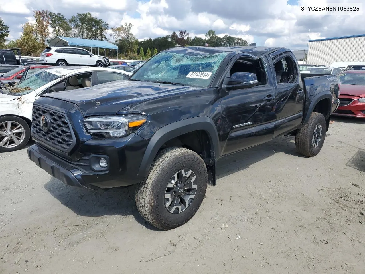 2022 Toyota Tacoma Double Cab VIN: 3TYCZ5AN5NT063825 Lot: 74183044