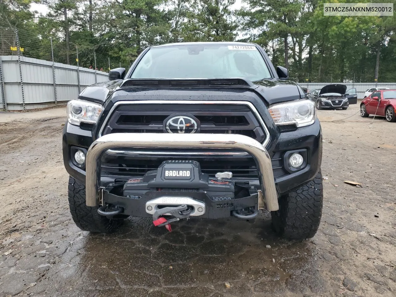 3TMCZ5ANXNM520012 2022 Toyota Tacoma Double Cab