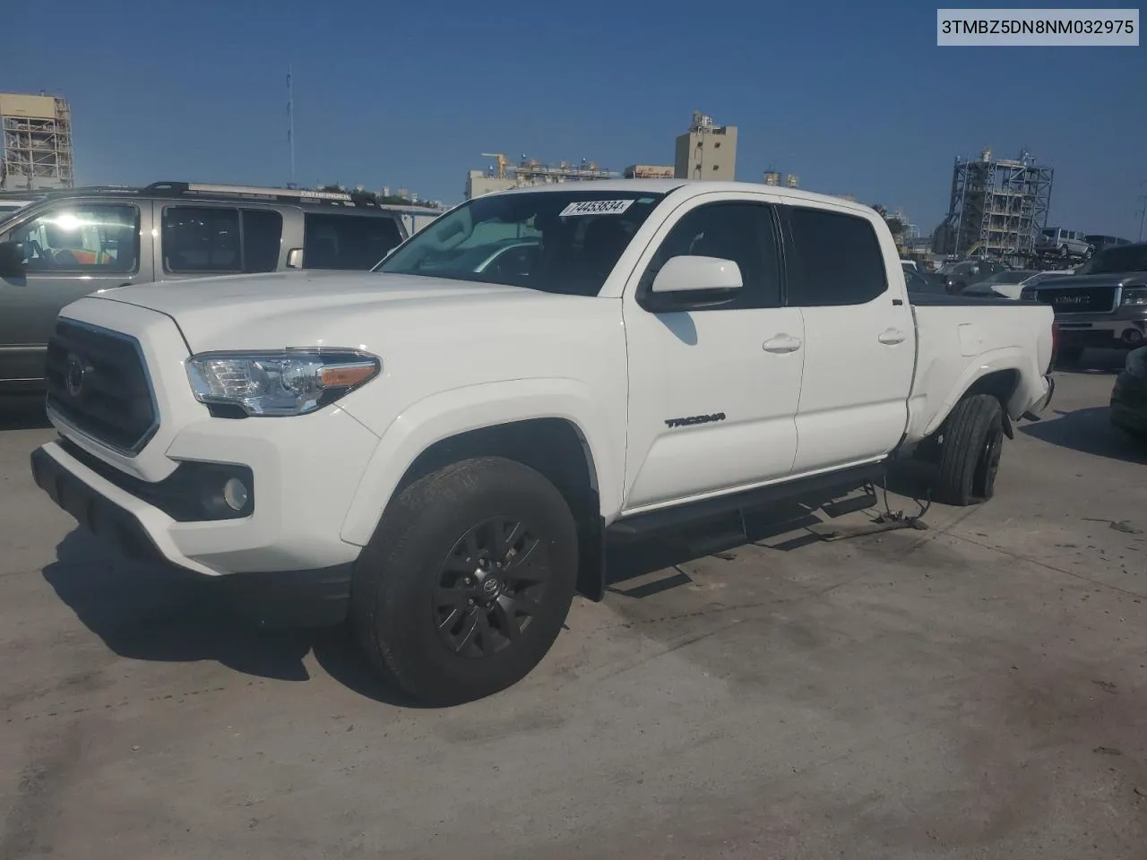 2022 Toyota Tacoma Double Cab VIN: 3TMBZ5DN8NM032975 Lot: 74453834