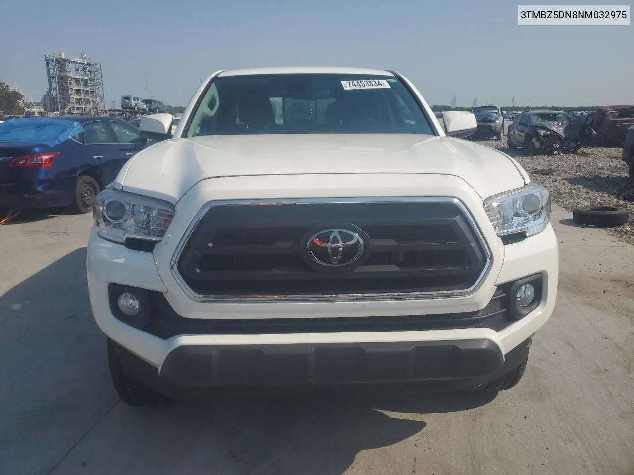 2022 Toyota Tacoma Double Cab VIN: 3TMBZ5DN8NM032975 Lot: 74453834