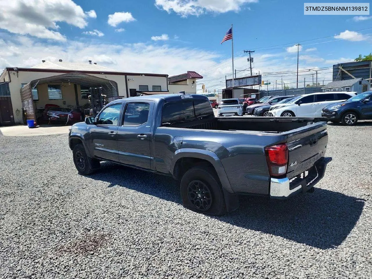 2022 Toyota Tacoma Double Cab VIN: 3TMDZ5BN6NM139812 Lot: 74781594