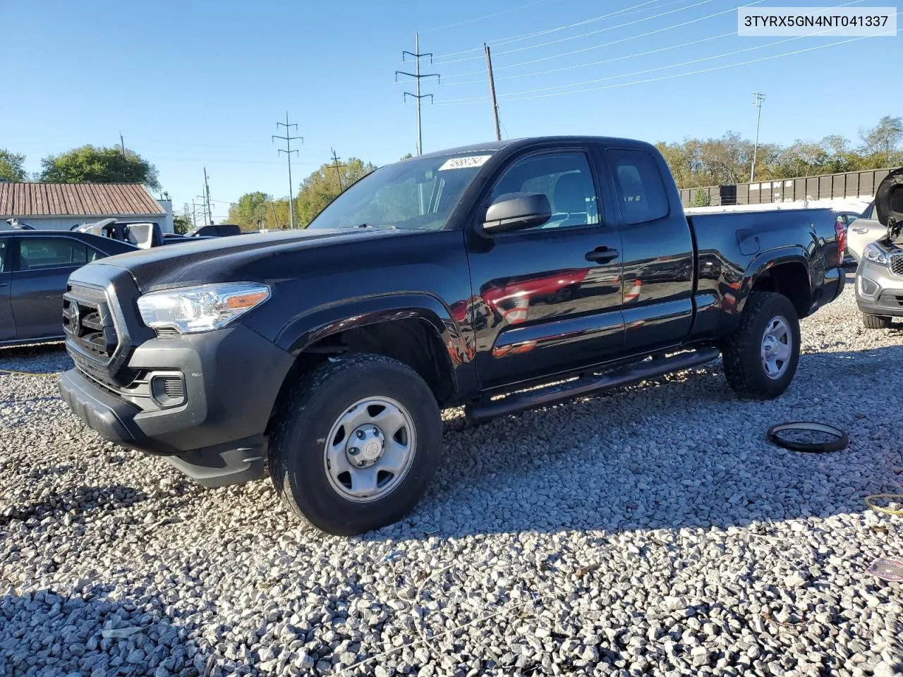 2022 Toyota Tacoma Access Cab VIN: 3TYRX5GN4NT041337 Lot: 74988754