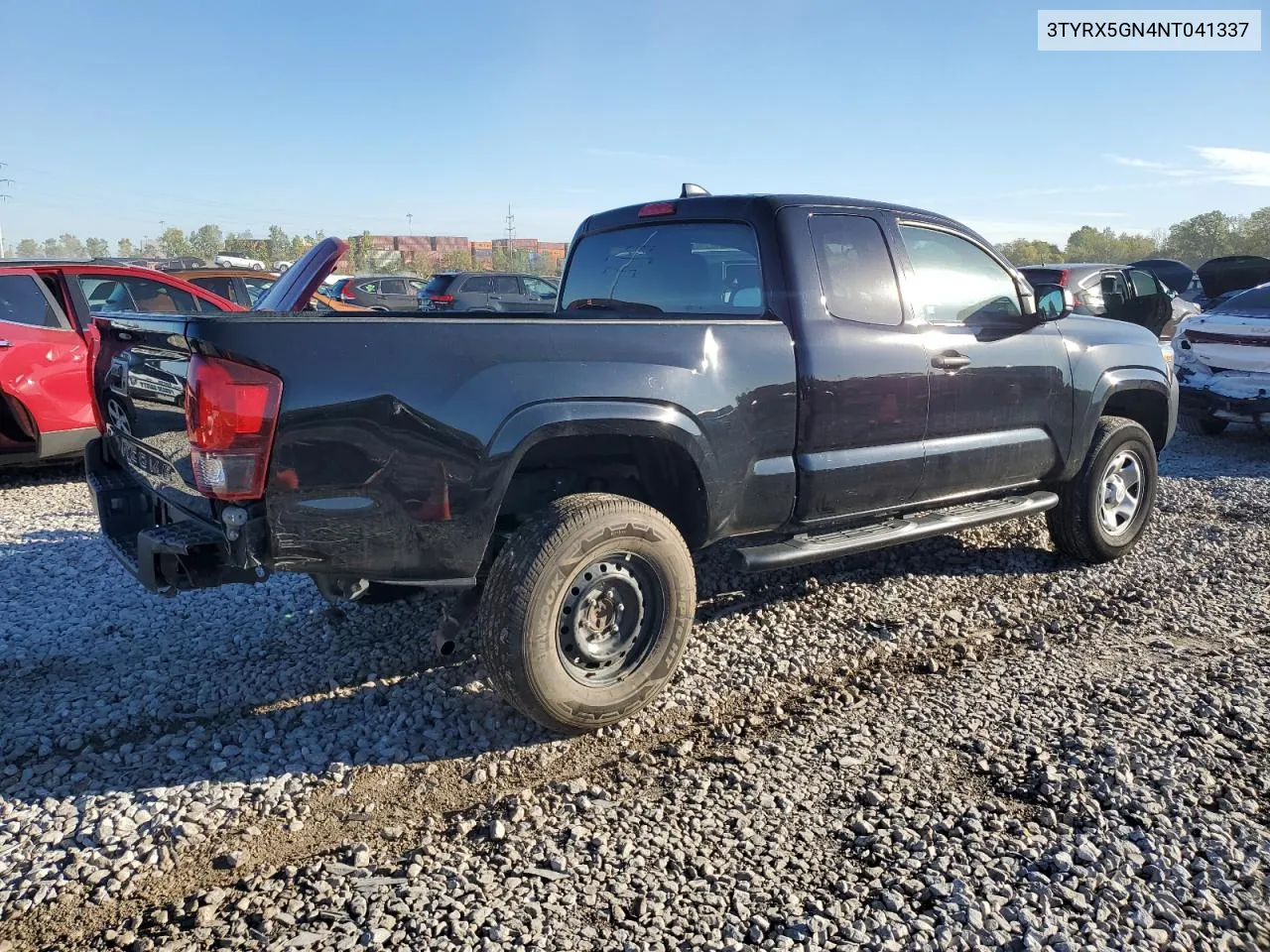 2022 Toyota Tacoma Access Cab VIN: 3TYRX5GN4NT041337 Lot: 74988754