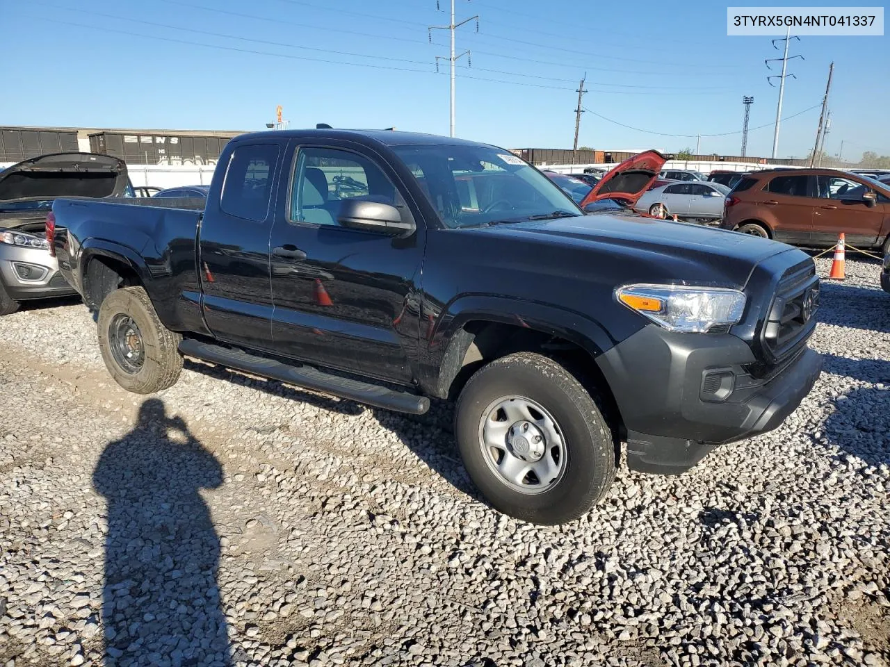 2022 Toyota Tacoma Access Cab VIN: 3TYRX5GN4NT041337 Lot: 74988754