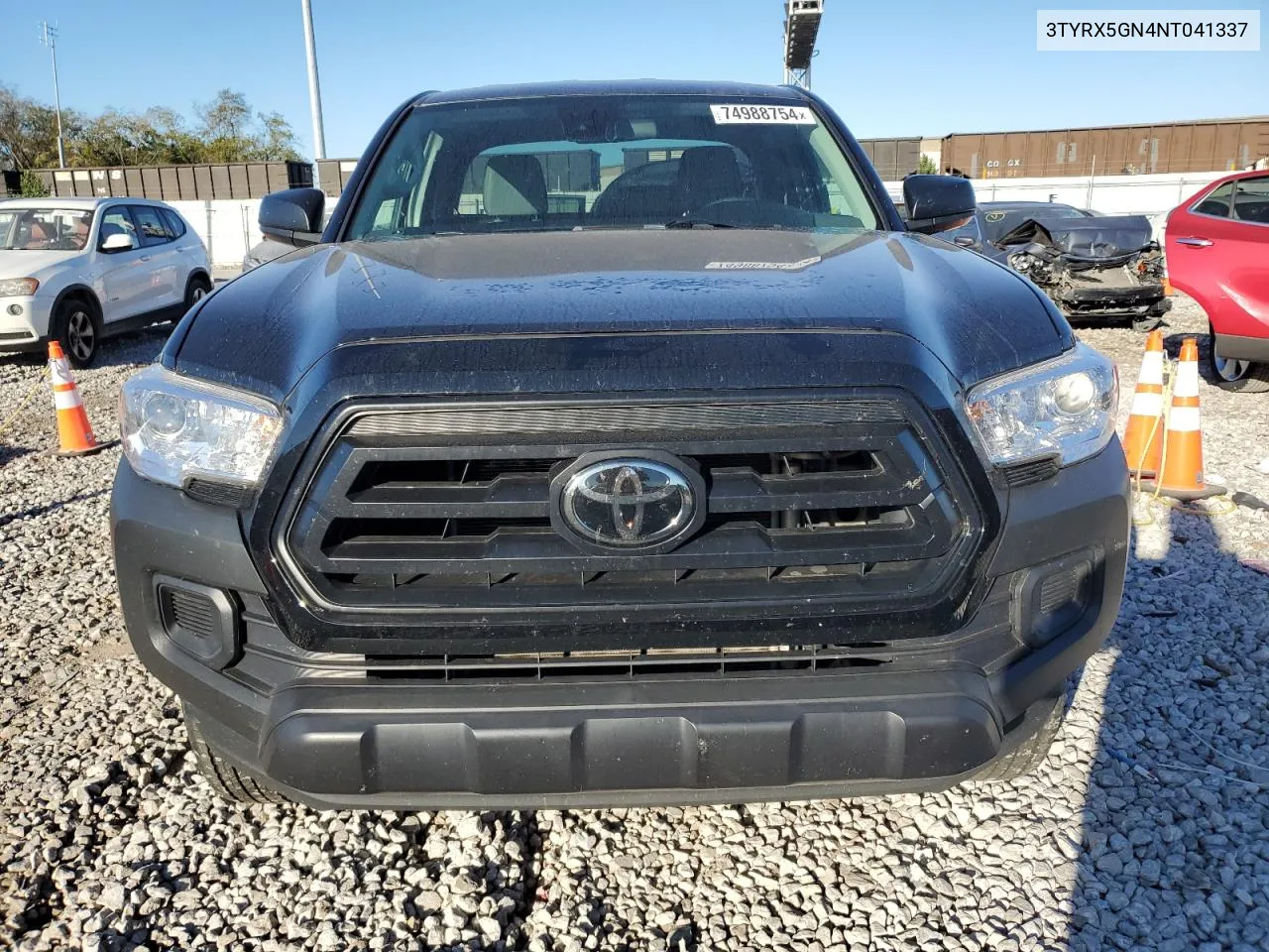 2022 Toyota Tacoma Access Cab VIN: 3TYRX5GN4NT041337 Lot: 74988754