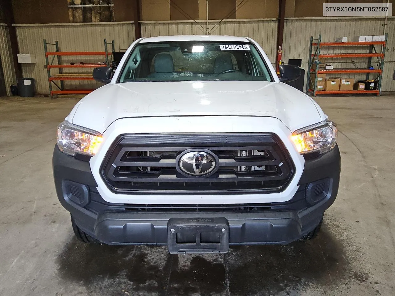 2022 Toyota Tacoma Access Cab VIN: 3TYRX5GN5NT052587 Lot: 75460424