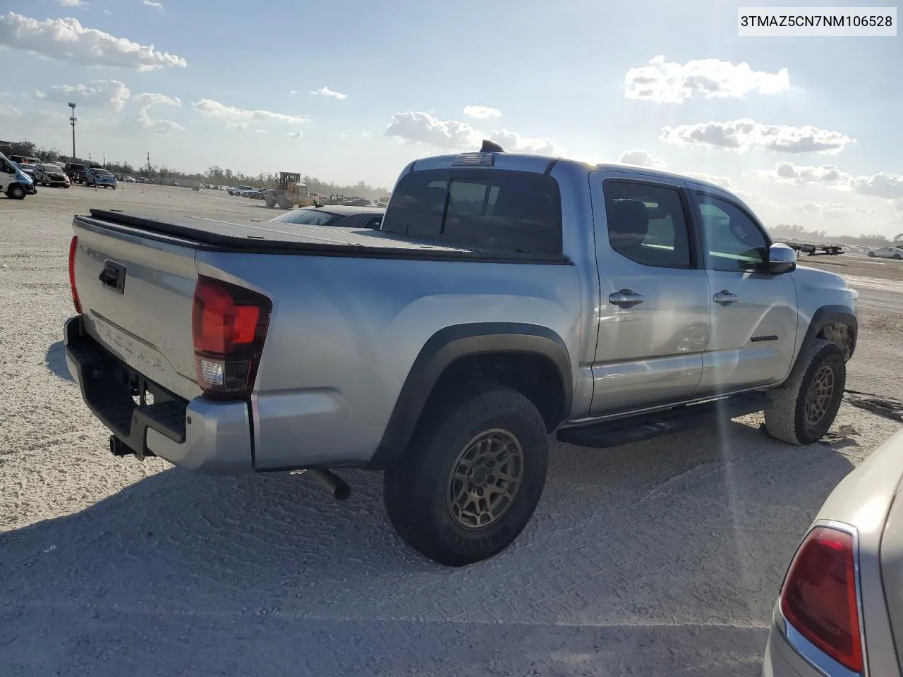 2022 Toyota Tacoma Double Cab VIN: 3TMAZ5CN7NM106528 Lot: 75919144