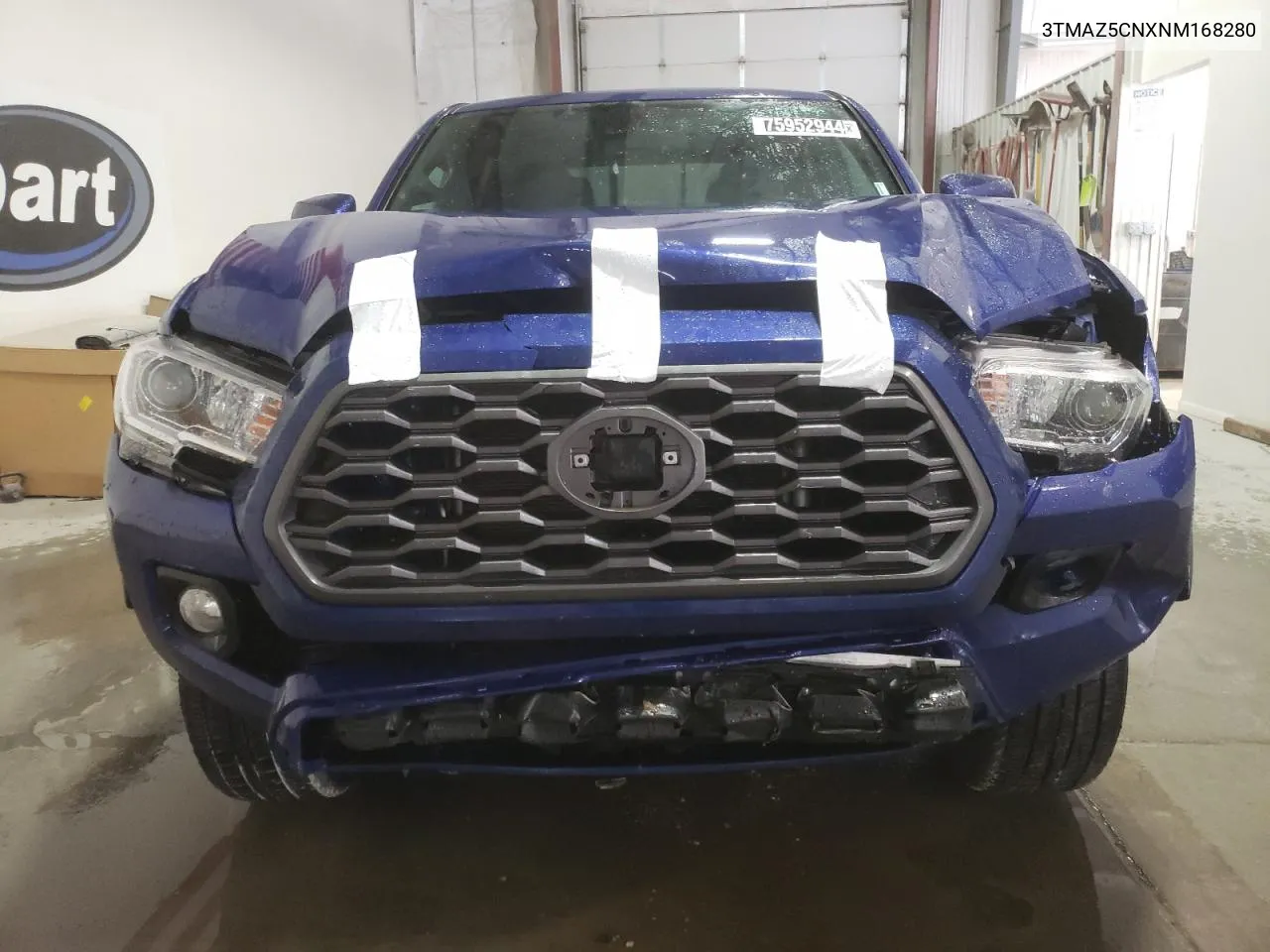 2022 Toyota Tacoma Double Cab Trd Off Road VIN: 3TMAZ5CNXNM168280 Lot: 75952944