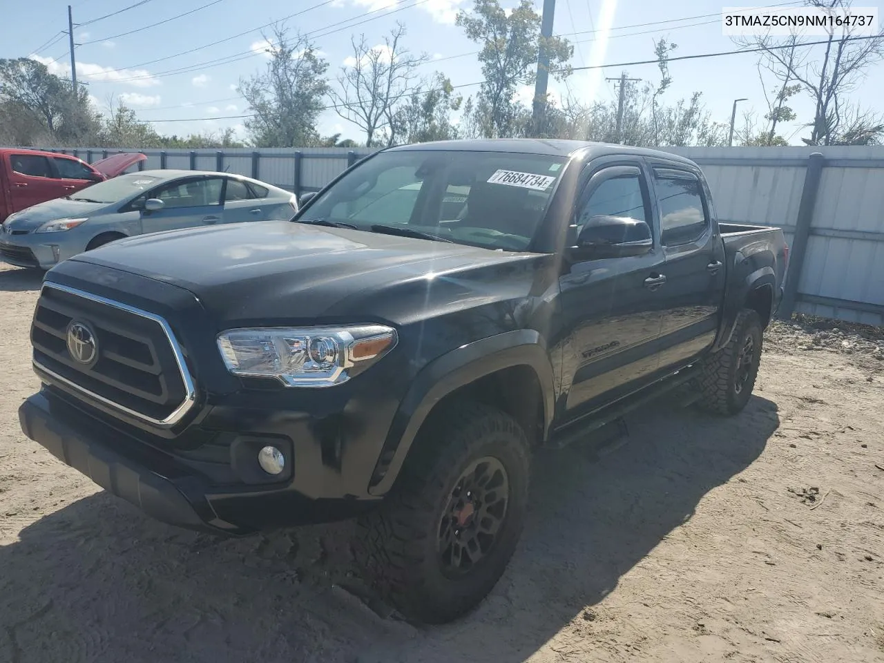 2022 Toyota Tacoma Double Cab VIN: 3TMAZ5CN9NM164737 Lot: 76684734