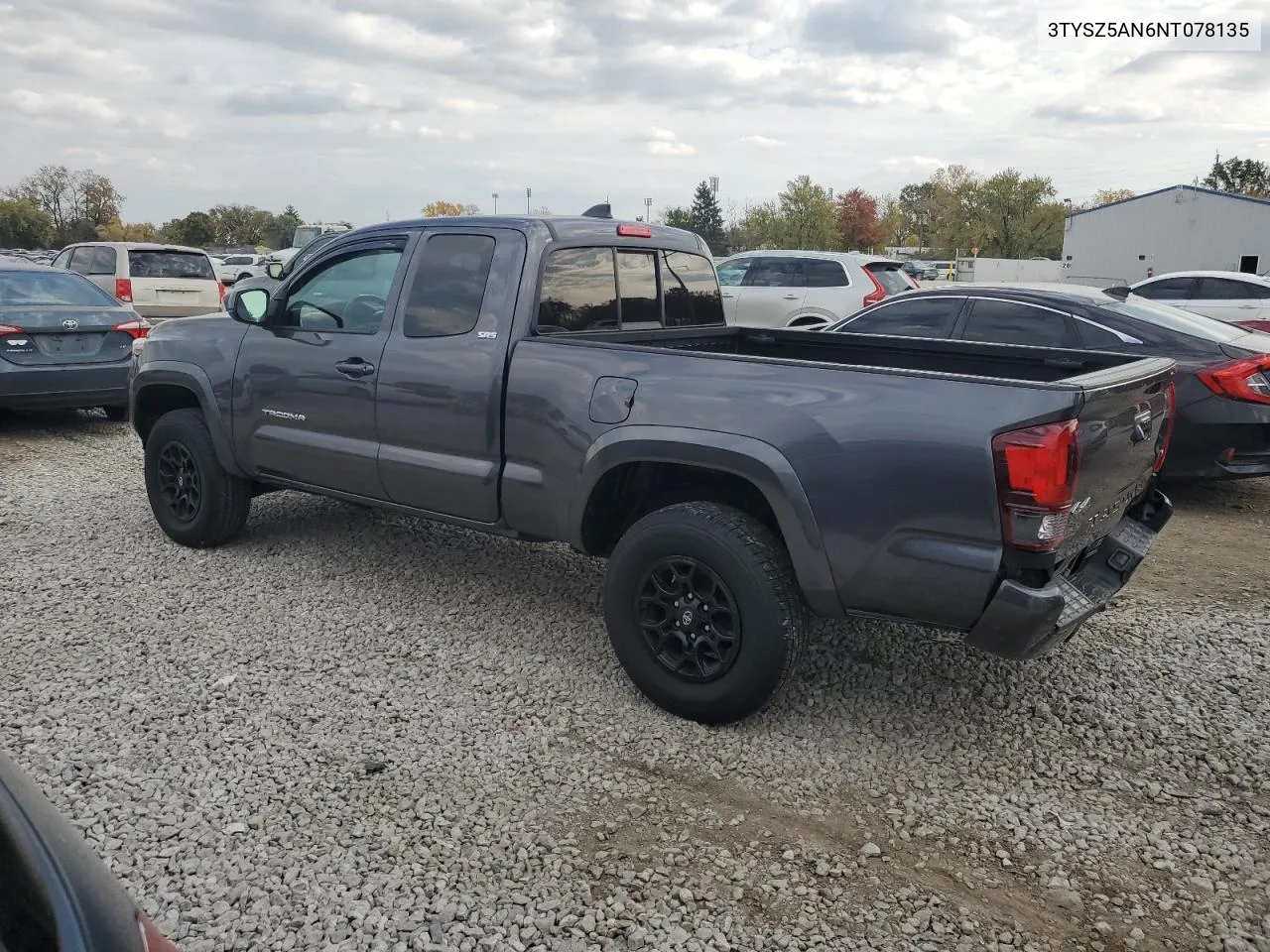 2022 Toyota Tacoma Access Cab VIN: 3TYSZ5AN6NT078135 Lot: 76745864