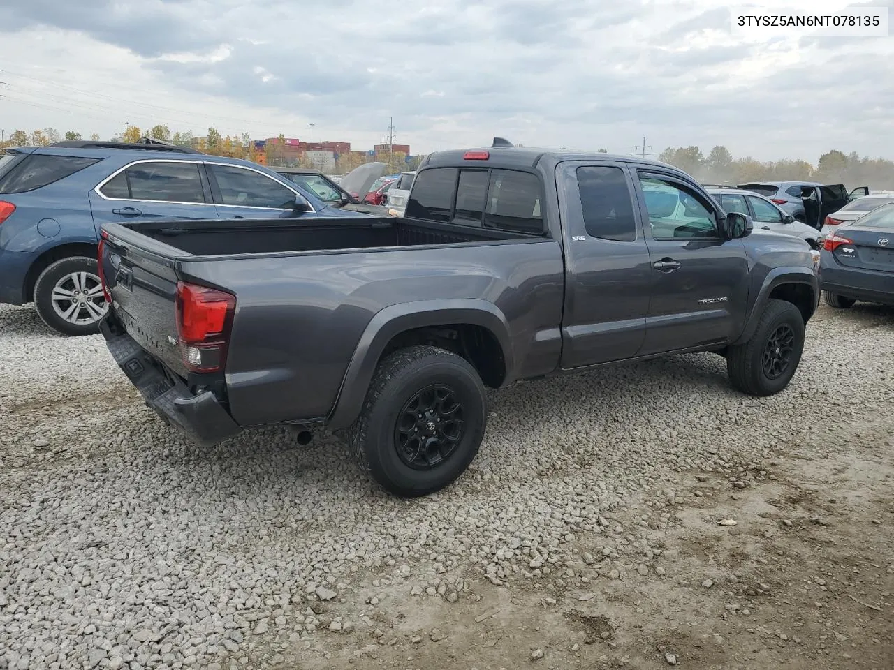 2022 Toyota Tacoma Access Cab VIN: 3TYSZ5AN6NT078135 Lot: 76745864