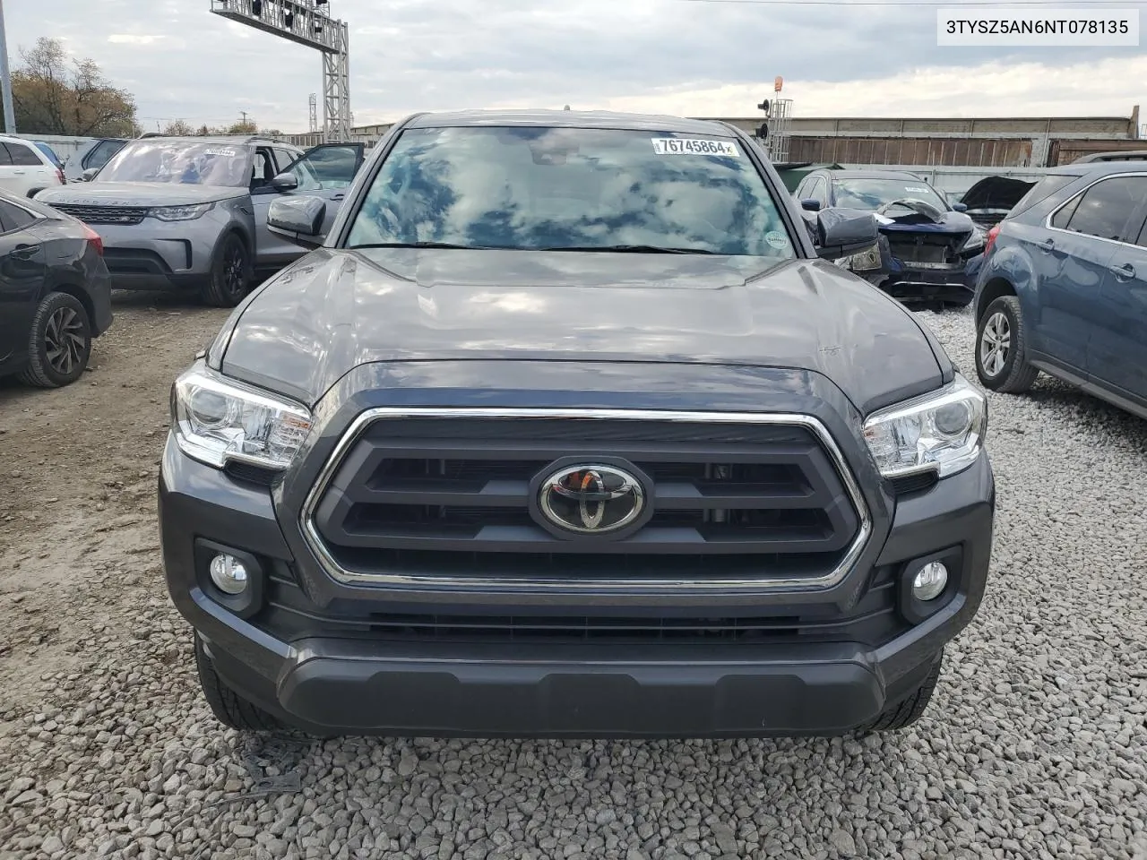 2022 Toyota Tacoma Access Cab VIN: 3TYSZ5AN6NT078135 Lot: 76745864