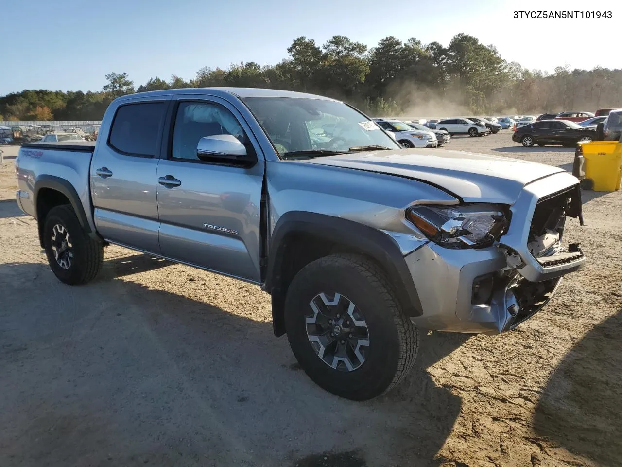 2022 Toyota Tacoma Double Cab VIN: 3TYCZ5AN5NT101943 Lot: 76991974