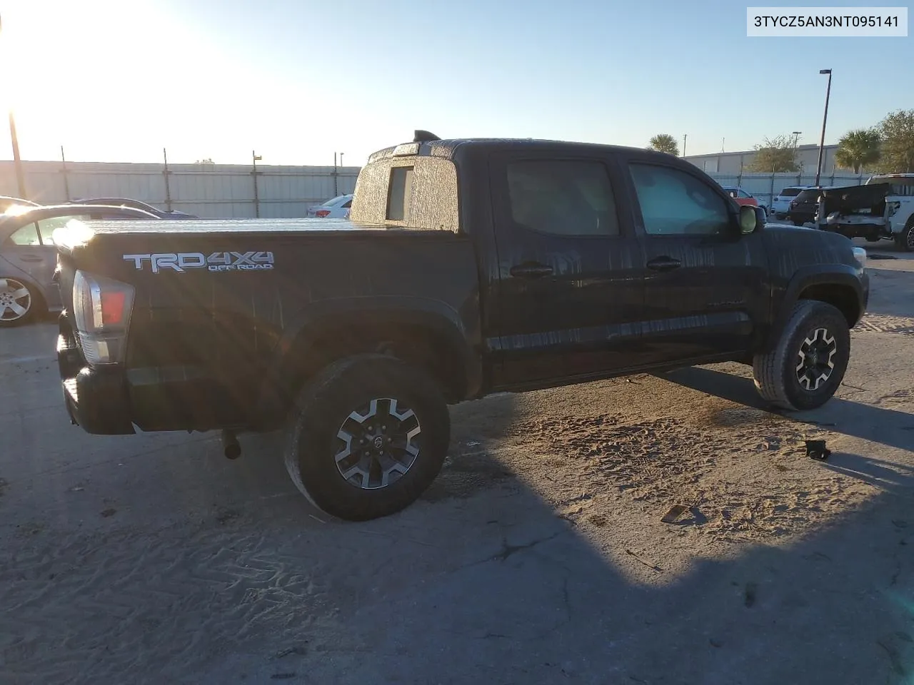 2022 Toyota Tacoma Double Cab VIN: 3TYCZ5AN3NT095141 Lot: 77169884