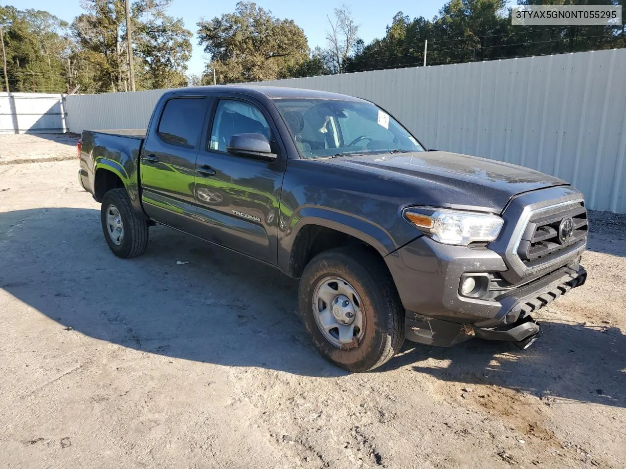 2022 Toyota Tacoma Double Cab VIN: 3TYAX5GN0NT055295 Lot: 77228434